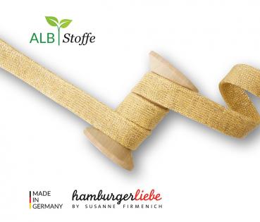 Cord ME Flachkordel Shine mélange-gold glitzer